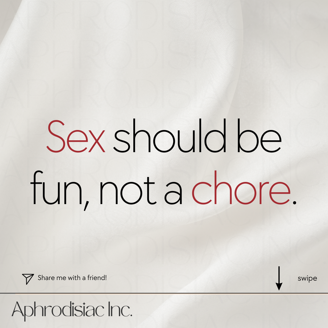 Hump Day Series | Sex should be fun, not a chore.